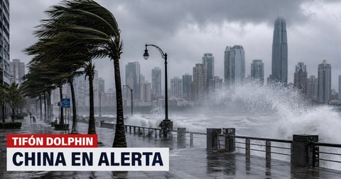 Tifón Dolphin amenaza el este de China: cierran escuelas y sitios turísticos ante riesgo de inundaciones