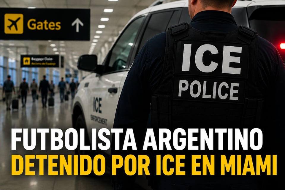 ICE Detains Argentine Soccer Player from Miami While Traveling with Team