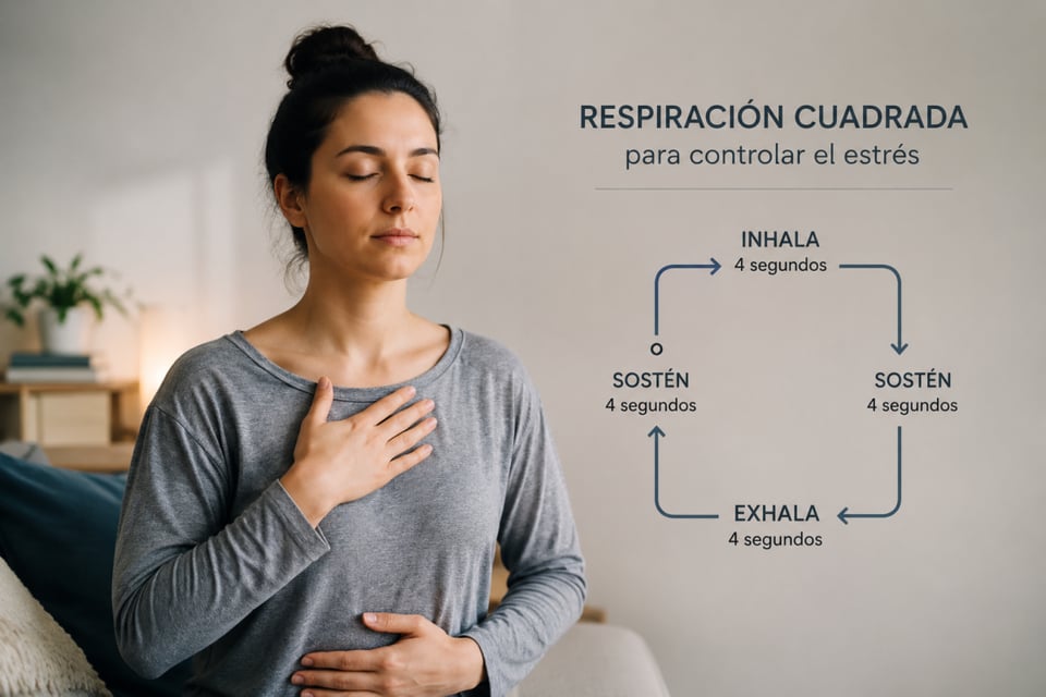 technique, breathing, stress, square, 4, steps, breathing, air, life, health