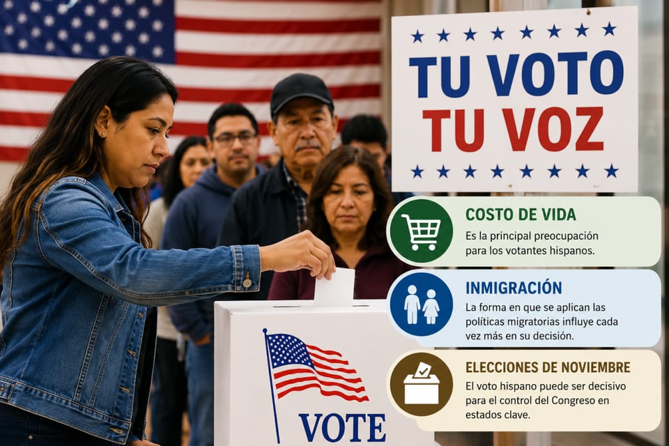 voto, latino, elecciones, noviembre, democratas ventaja 