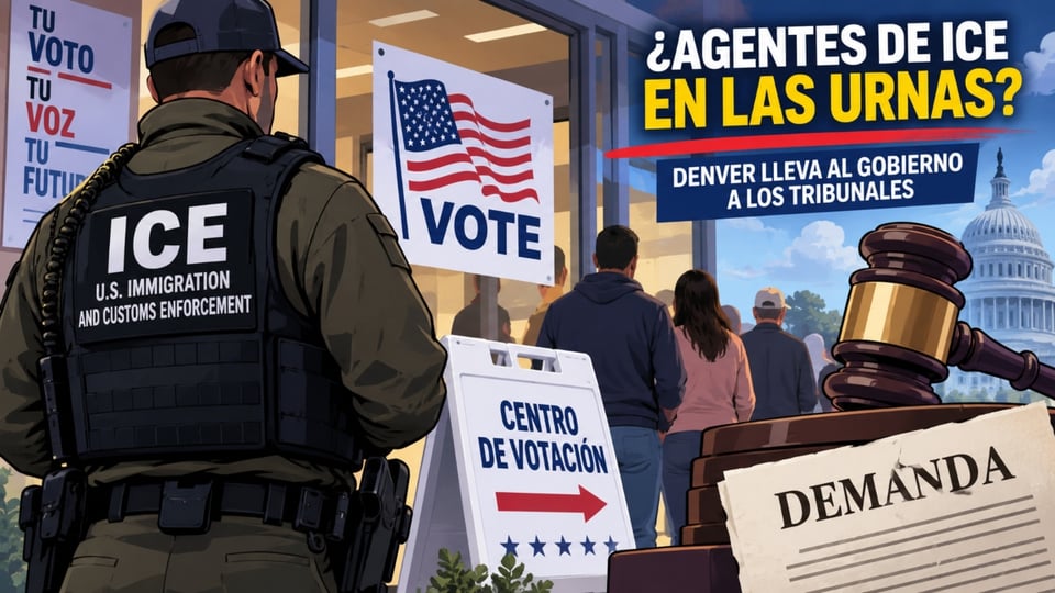 ¿Por qué la presencia de ICE en centros de votación llega a tribunales?