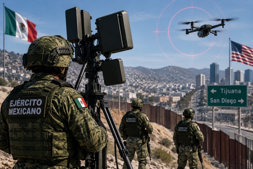 México activa operativo antidrones en la frontera
