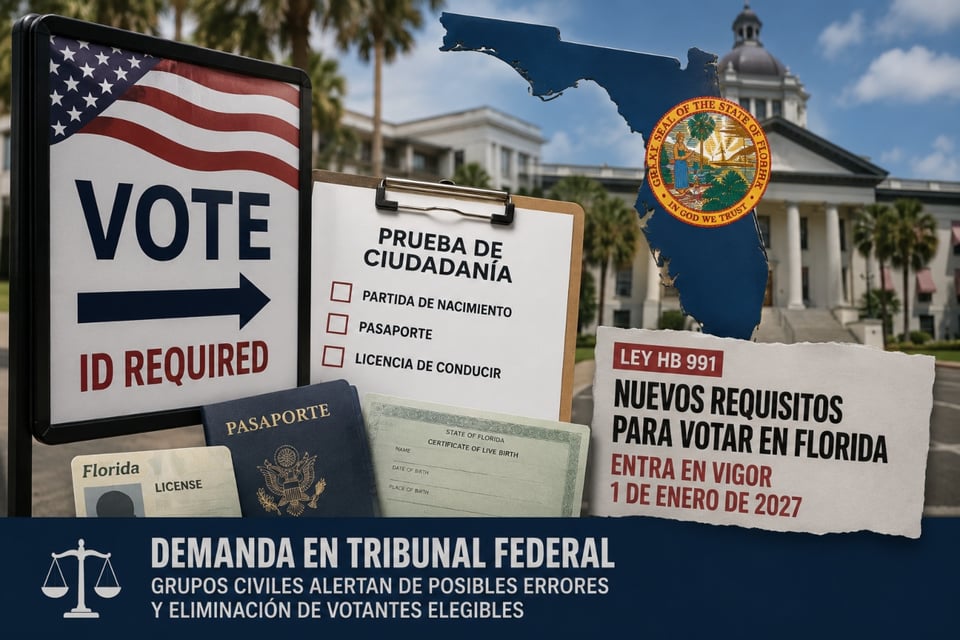 Florida Voting Law Tightens Citizenship Requirements and Faces Lawsuit