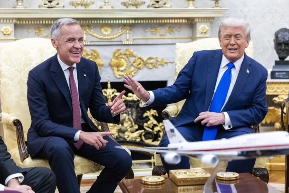 Trump le regaló la llave de la Casa Blanca a Carney, pero añadió una inquietante advertencia