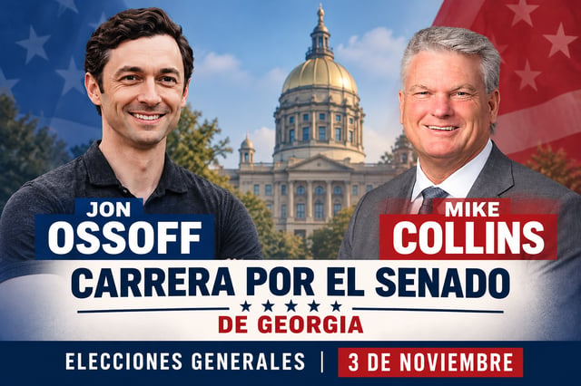 Senado de Georgia 2026: Ossoff y Collins, y lo que importa a los latinos