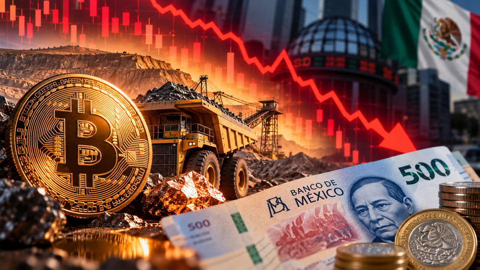 Bitcoin, mineras y peso mexicano: qué hay detrás de la caída tras la inflación