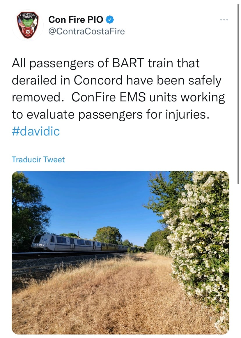 Minor injuries reported after derailment