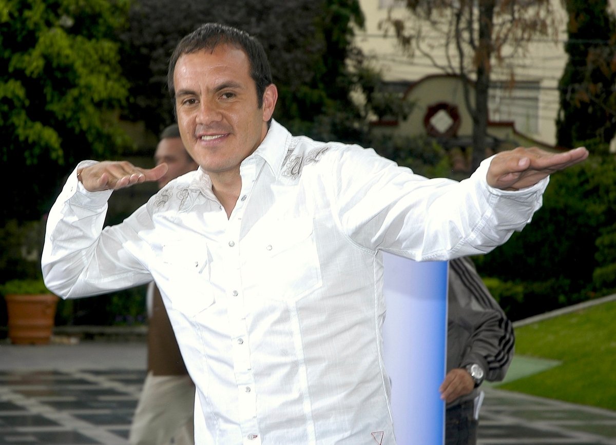 Cuauhtémoc Blanco narcomantas