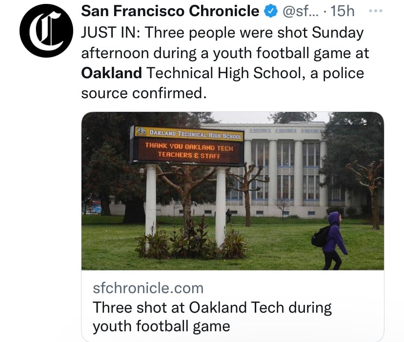 Video muestra el horror tras el tiroteo en la Oakland Tech High School