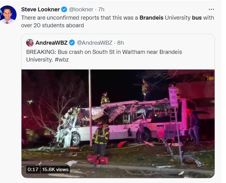 Accidente autobús Universidad Brandeis: ¿Quiénes son los heridos?