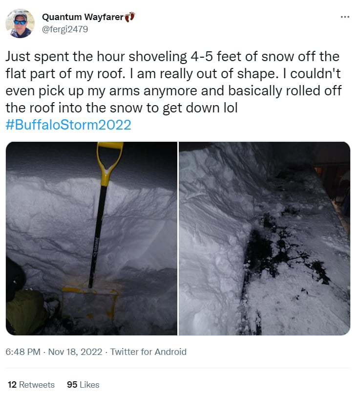 Imágenes Buffalo Storm: ¿Difícil de excavar?