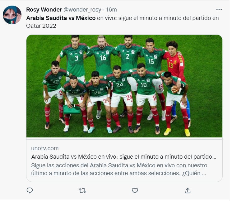 Partidos 30 noviembre Qatar: México vs. Arabia Saudita