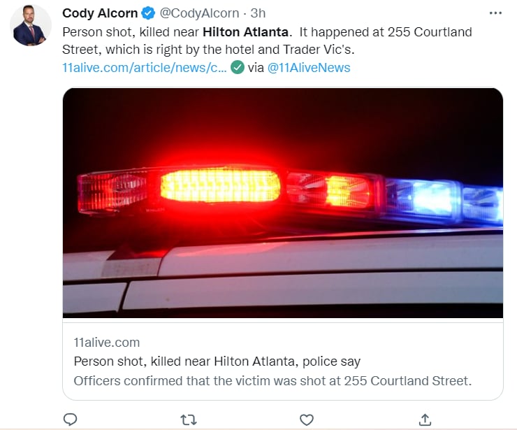 Tiroteo Hilton Atlanta: ¿Cerraron el paso vehicular?