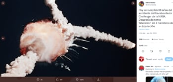 Última foto transbordador Challenger: ¿Qué ocurrió con el transbordador?