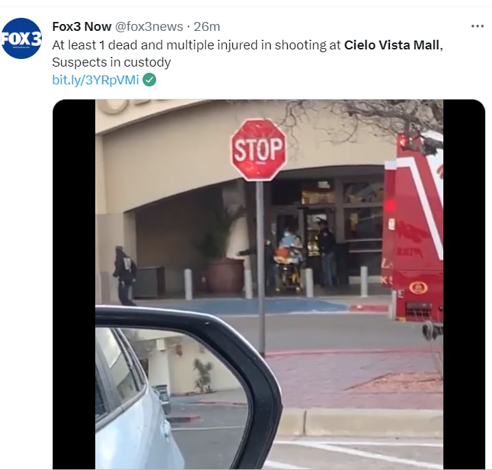 Tiroteo Cielo Vista Mall: ¿Qué informó la policía?