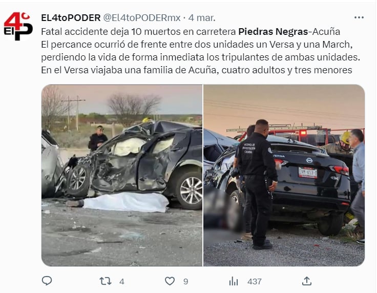 ¿Cómo ocurrió el accidente?