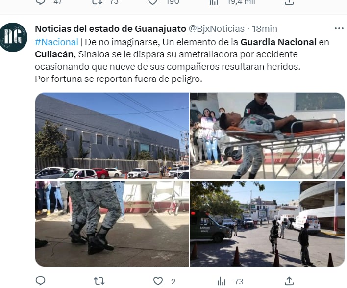 Elemento dispara Guardia Nacional: ¿Quiénes son las víctimas?