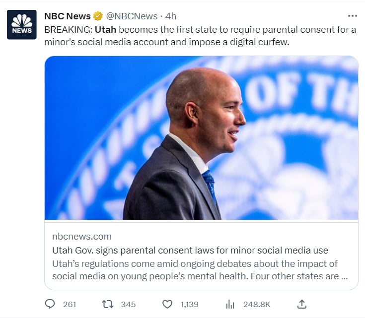 Utah bans social media: When does it go into effect?