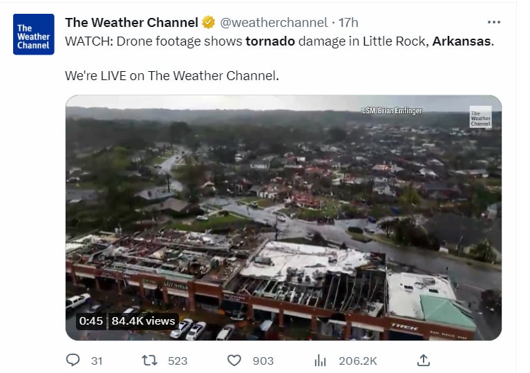Confirman muertos tornados EEUU: ¿Qué pasó con Arkansas?