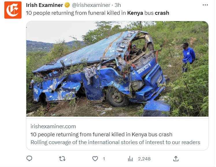 Víctimas accidente funeral Kenia: ¿Un accidente de terror?