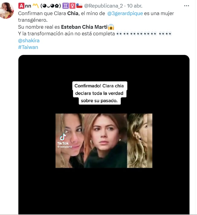 Aseguran Clara Chía trans: ¿No creen en los rumores?