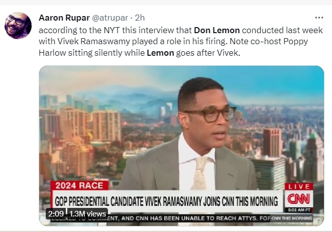 "They never gave me an indication"