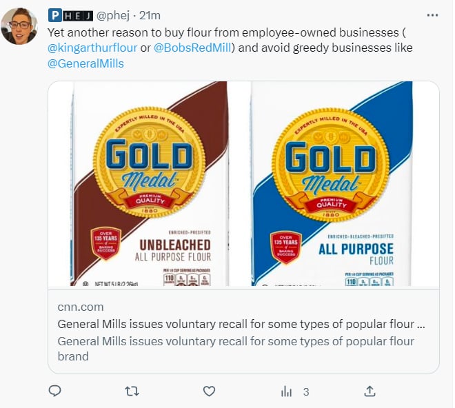Recall harina General Mills: ¿Qué tan mala es la Salmonela?