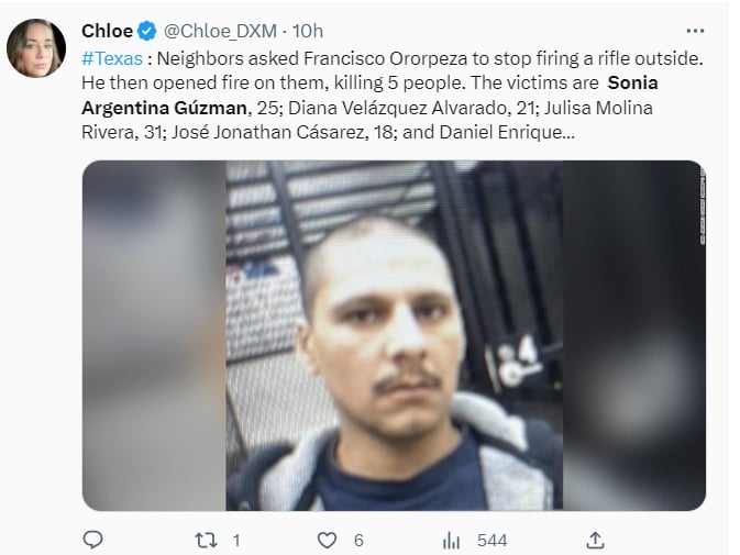 Revelan identidad víctimas Texas: ¿Cómo va la búsqueda del sospechoso?