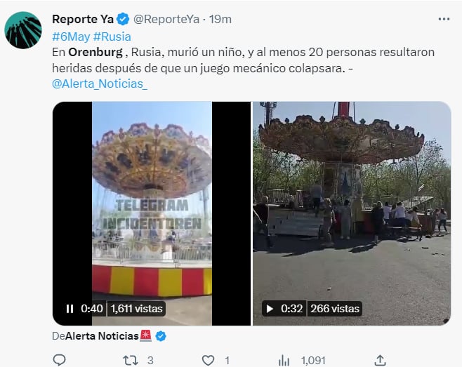 Accidente carrusel heridos Rusia: ¿Qué informan las autoridades?