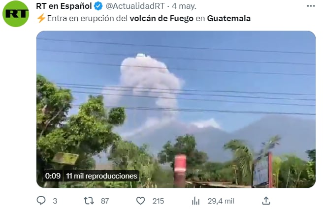 Volcán Fuego Guatemala evacuaciones: ¿Qué se conoce de la evacuación?