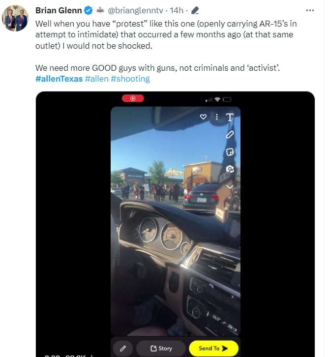 Tirador mall Allen Texas: ¿Era problemático?