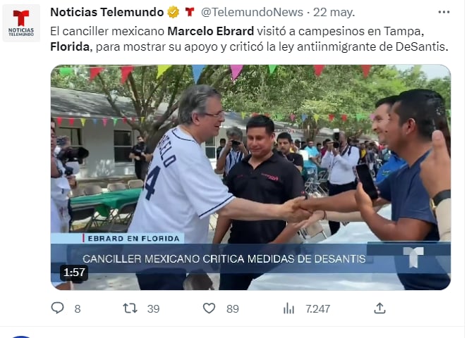 ¿Por qué desea reunirse en Florida?
