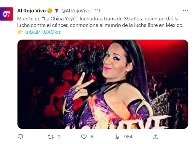Muere luchadora Chica Yeye: ¿Por negligencia médica?