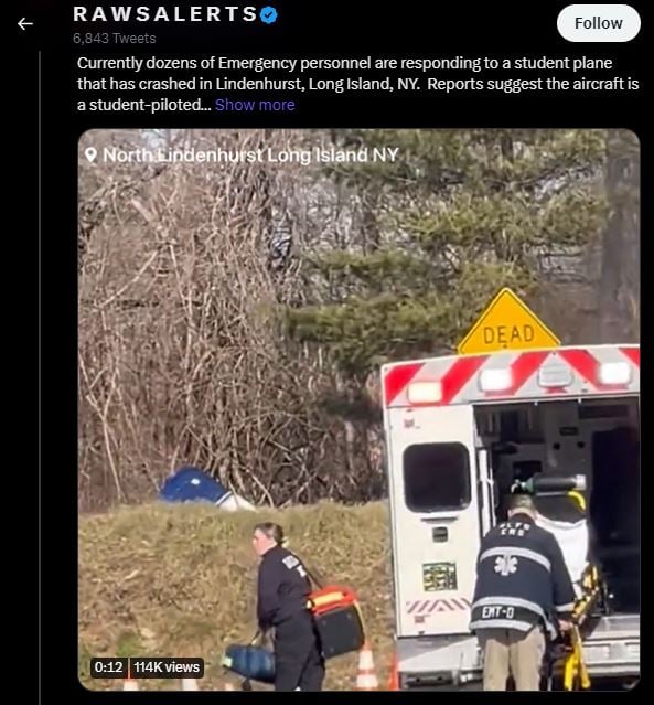 En Twitter han comenzado a compartir imágenes del accidente