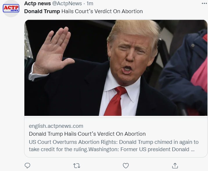 Donald Trump declaración aborto: ¿Funciona para los demás?