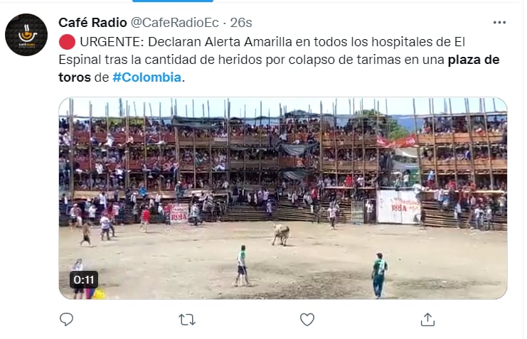 DESPLOME DE PALCO TERMINA EN TRAGEDIA