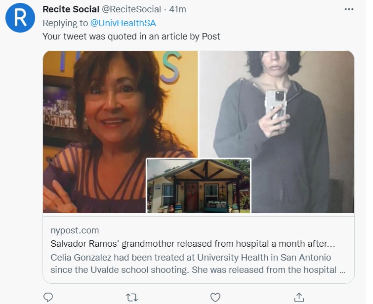 ABUELA DE SALVADOR RAMOS DEJA EL HOSPITAL 