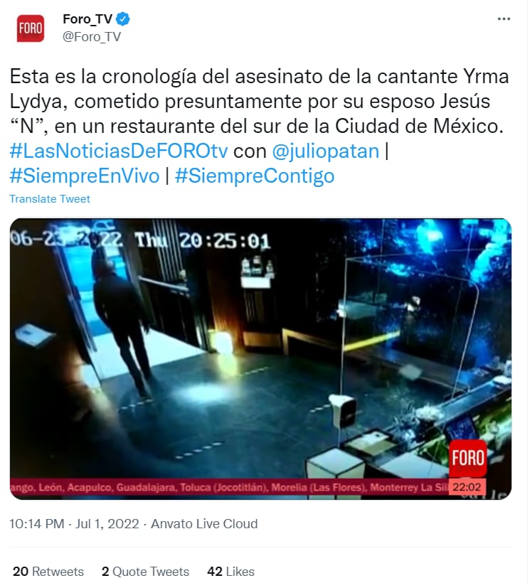 Yrma Lydya revelan videos: ¿Le dieron el arma?