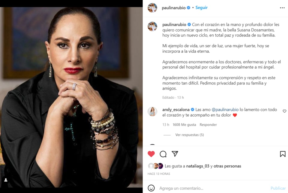 Revelan destino Susana Dosamantes: ¿En alto el nombre de México?