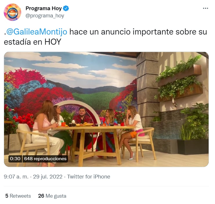 Galilea Montijo inesperado anuncio: ¿Piensa en dejar el programa?