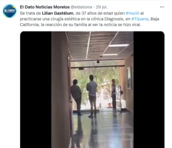 ¿Qué ocurrió en la cirugía?