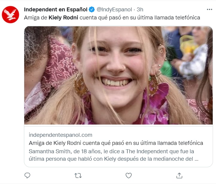 Kiely Rodni Gabby Petito: ¿Se confirmó a la familia?