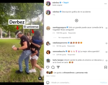 Eugenio Derbez explica accidente: ¿Niega rumores de golpes?