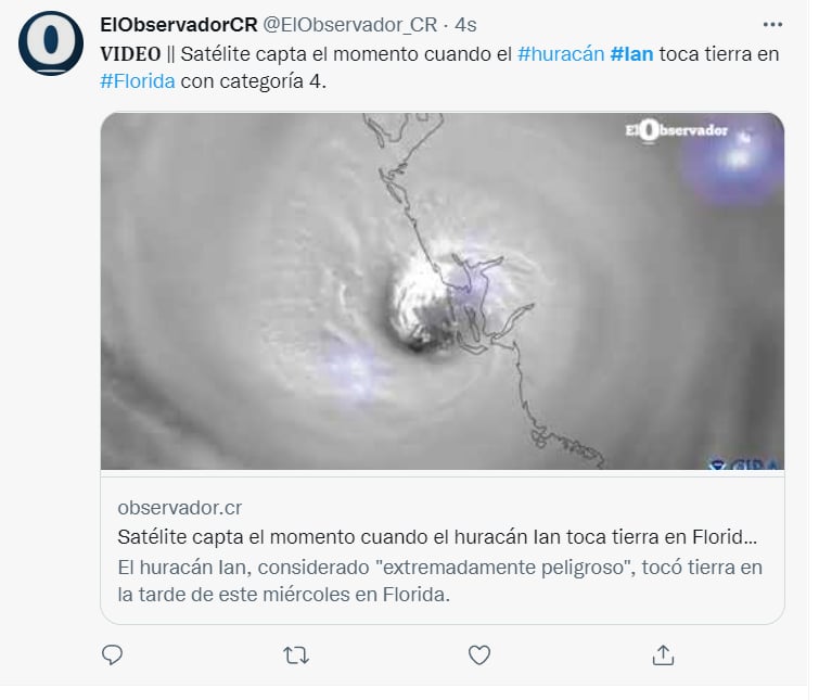 ¿El huracán más peligroso?