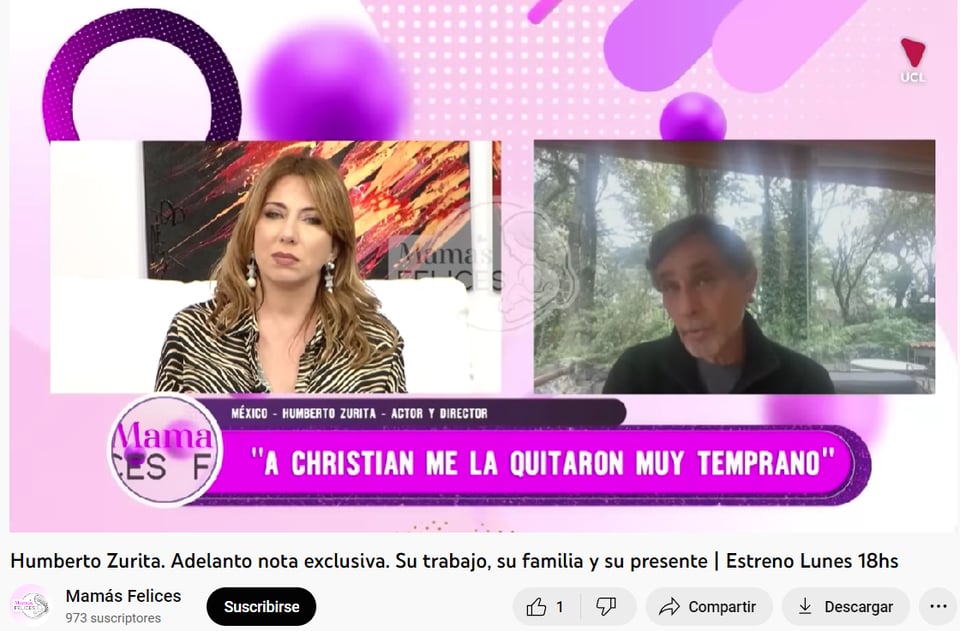 Humberto Zurita Stephanie Salas: Were Christian Bach and Stephanie Salas friends?