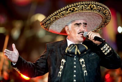 Vicente Fernández has an accident