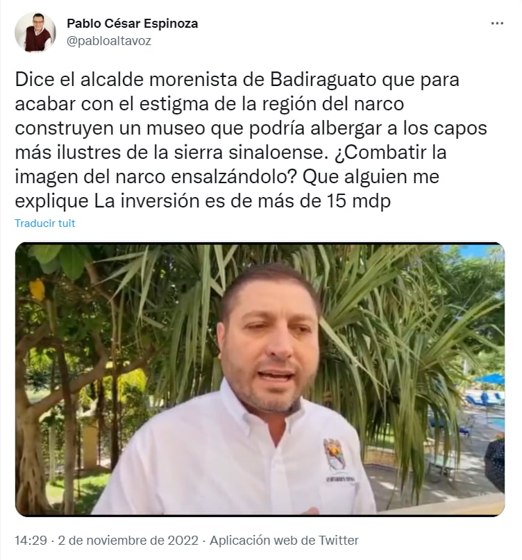 Museo Joaquín Chapo Guzmán: ¿Para apostar por el cambio?