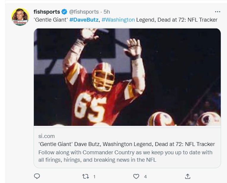 Muere deportista Dave Butz: ¿Una leyenda en el deporte?