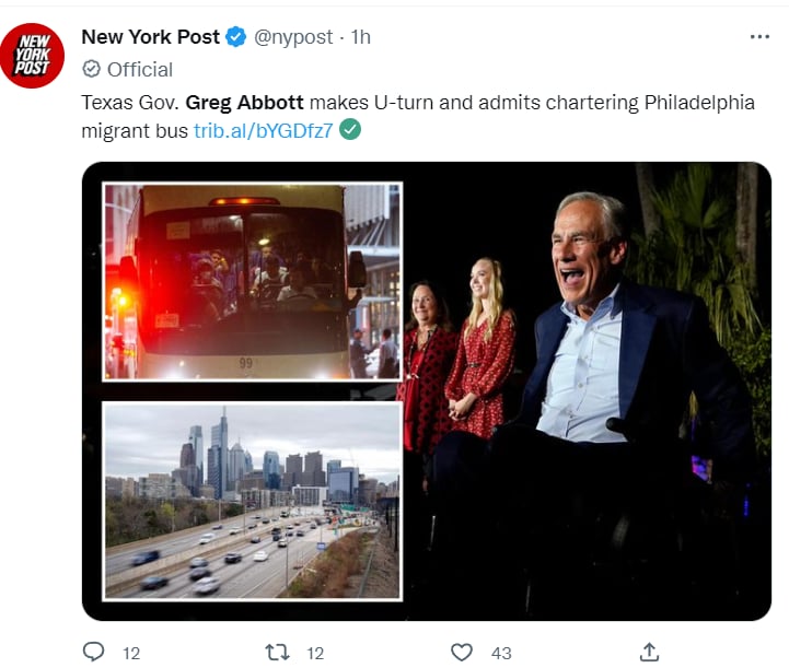 Texas envía migrantes Filadelfia: ¿Por culpa de Biden?