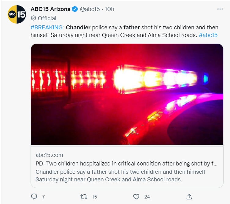 Padre Arizona dispara hijos: ¿Quién hizo la llamada de emergencia?